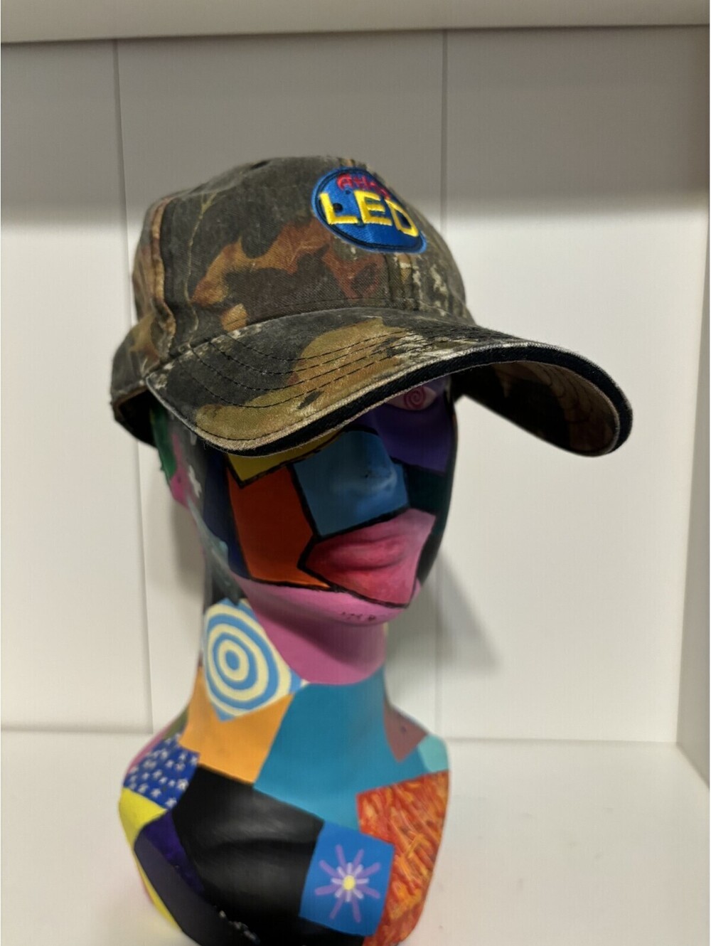 ATLAS LED MOSSY OAK Winter Camo Hat Cap Adjustable Cap America